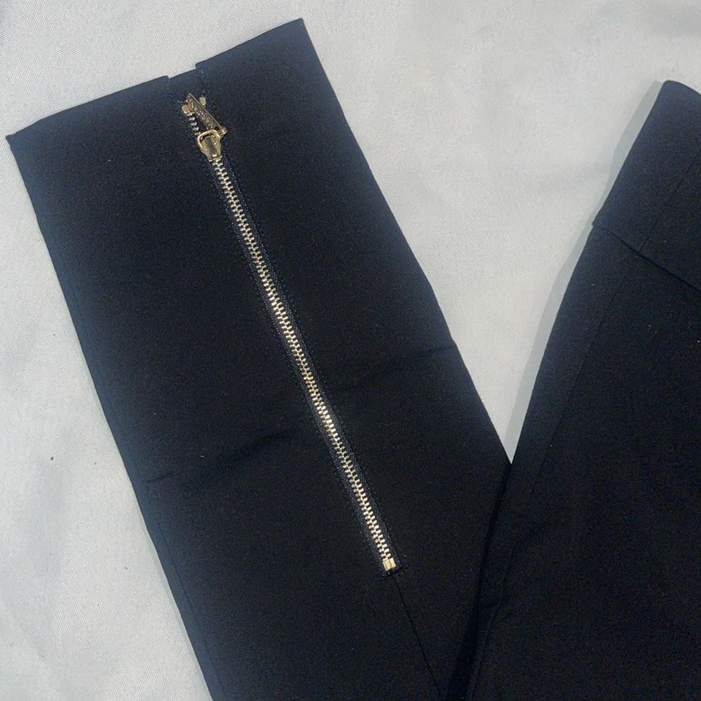 New Guess Marciano Stretch Slim Straight Black Pants 8 M - Picture 3 of 10
